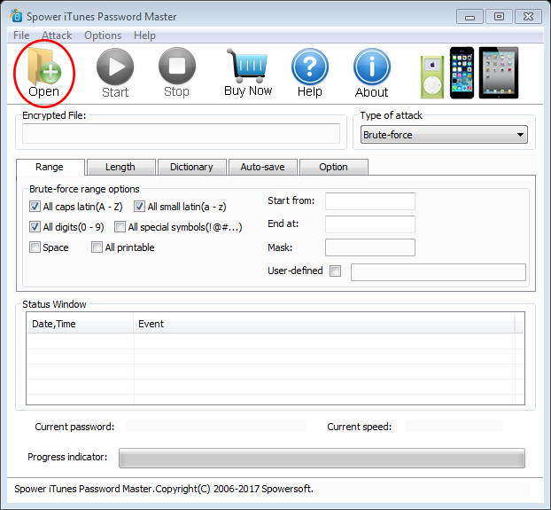 Spower iTunes Password Master